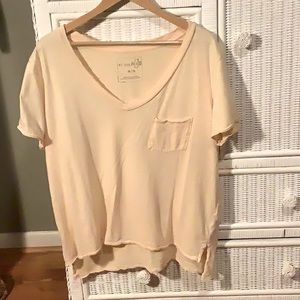 We the Free peach tee